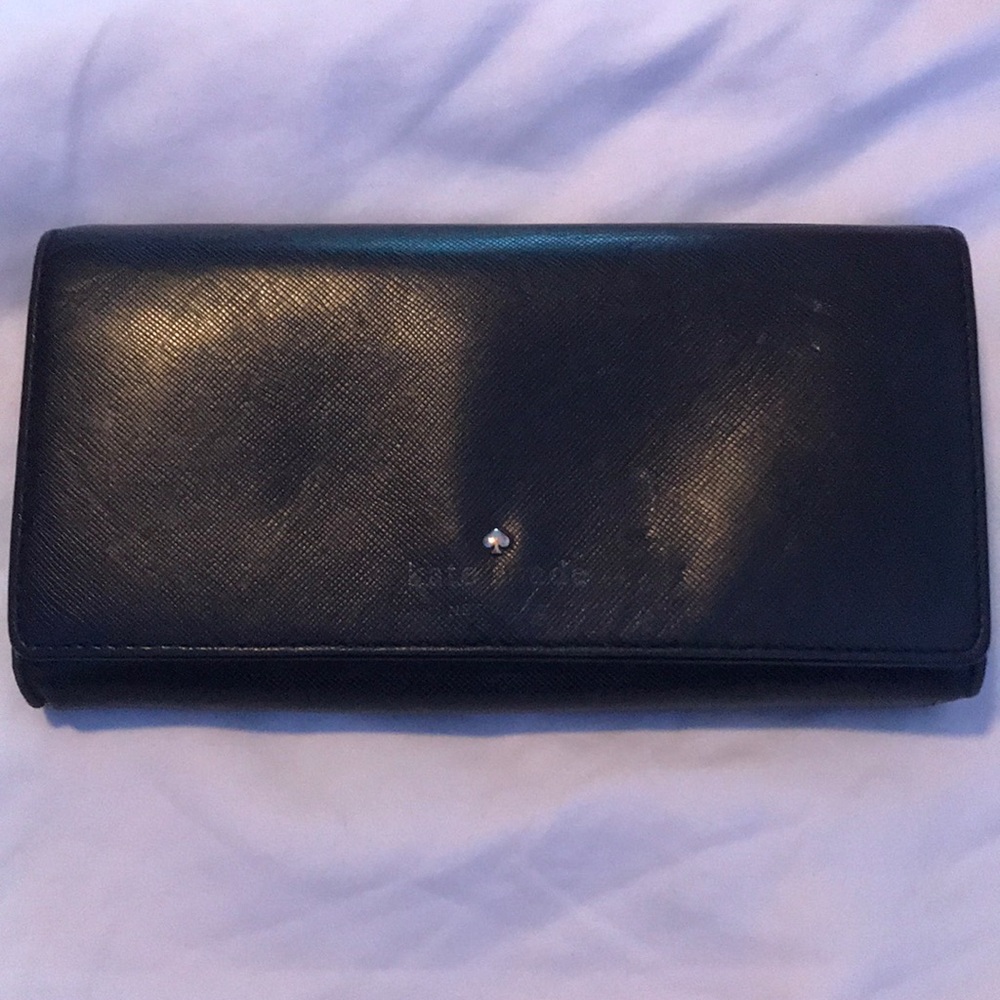 Kate Spade Black Leather Wallet